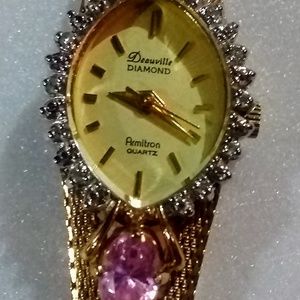 Vintage Deauville Diamond Watch